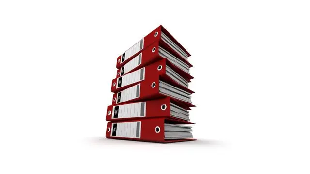 Piles de llibres i documentació (imatge demostrativa)